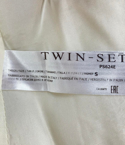 美品 ツインセット う ツイードコート レディース SIZE S TWIN-SET