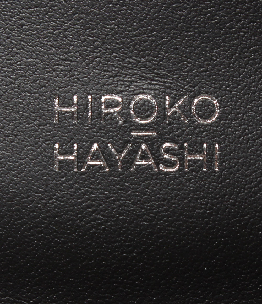 美品 HIROKO HAYASHI 二つ折り財布  ハンドル付き財布 夜の森の守り神 GUFO グーフォ レディース ヒロコハヤシ