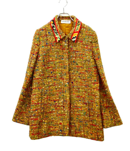 LEONARD ツイードジャケット レディース SIZE 42 (L) レオナール