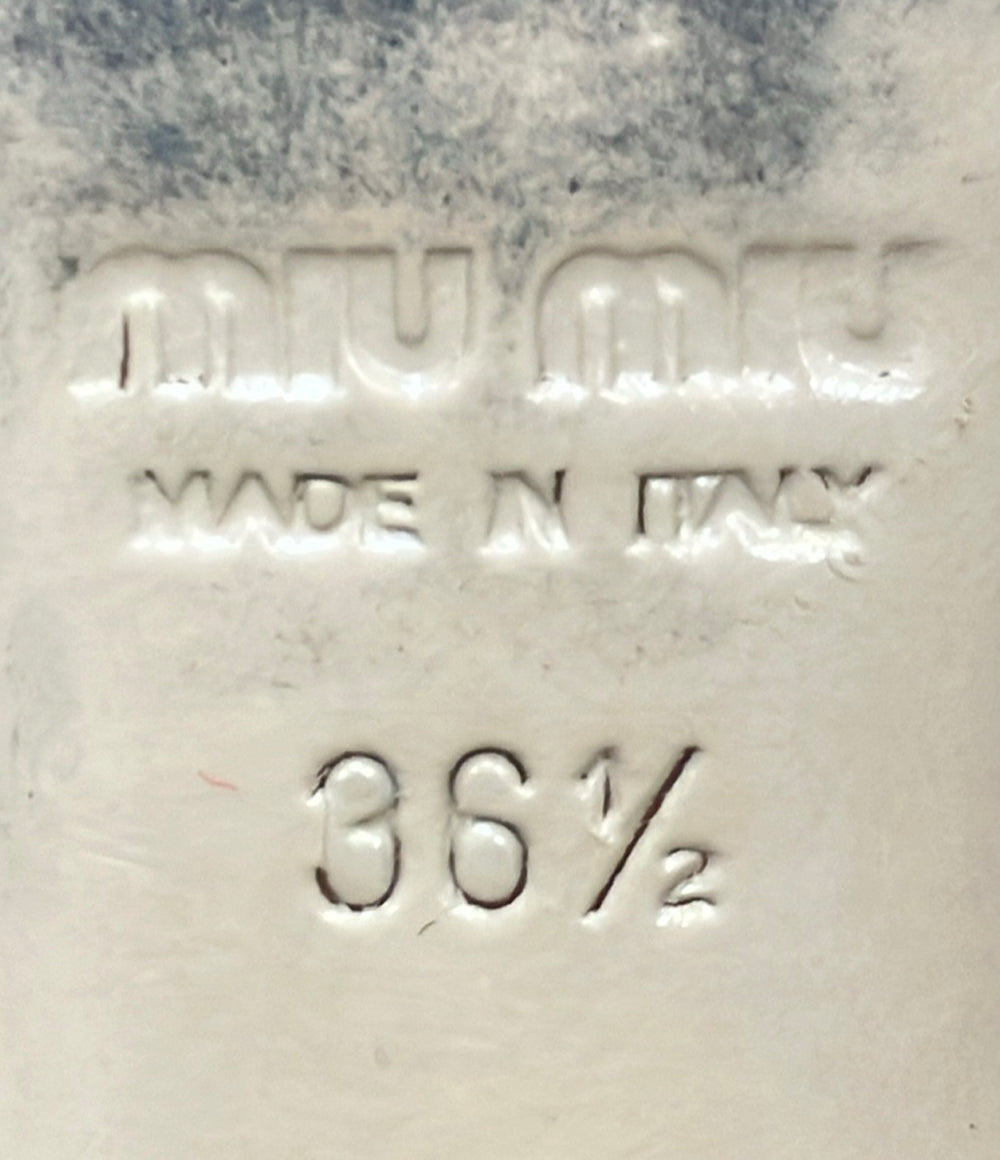 Miu Miu オープントゥパンプス レディース SIZE 36 1/2 ミュウ ミュウ