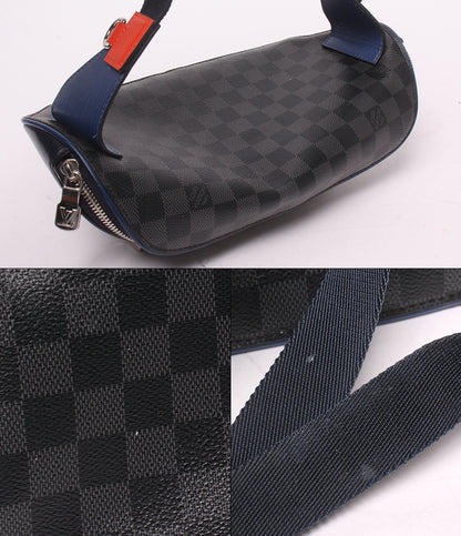 LOUIS VUITTON ウエストポーチ ボディバッグ バムバッグ エピ ダミエ グラフィット M51464 メンズ ルイ・ヴィトン