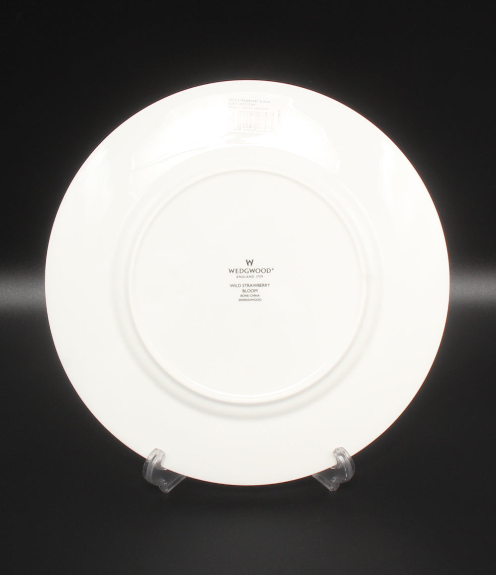 美品 WEDGWOOD プレート 大皿 27cm ワイングラス ペア 3点セット ワイルド ストロベリー ブルーム プロミシス トゥーハーツ ウエッジウッド