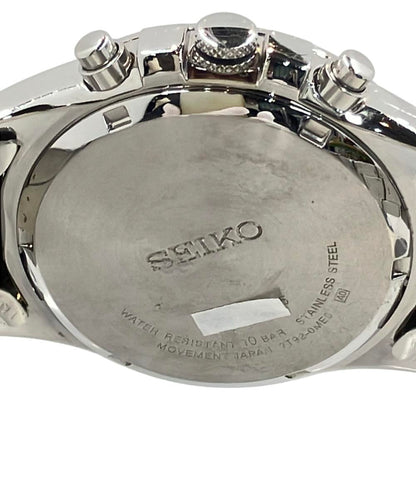 SEIKO 腕時計 クオーツ ブラック 7T92-0ME0 メンズ セイコー
