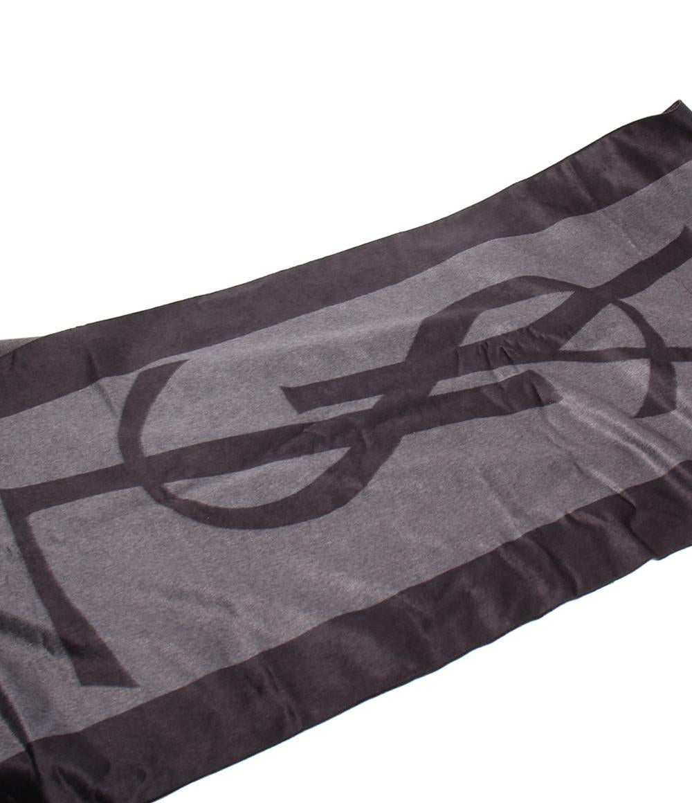 SAINT LAURENT PARIS マフラー シルク100% 794861 3Y009 メンズ レディース サンローランパリ