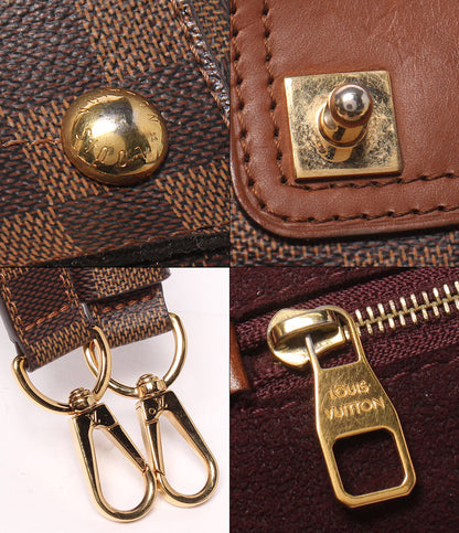LOUIS VUITTON 2WAY ハンドバッグ ショルダーバッグ 肩掛け グリニッジ ダミエ エベヌ N41337 レディース ルイ・ヴィトン