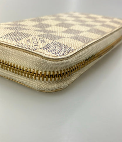 LOUIS VUITTON ラウンドファスナー長財布 ジッピーウォレット ダミエ アズール N63503 レディース ルイ・ヴィトン