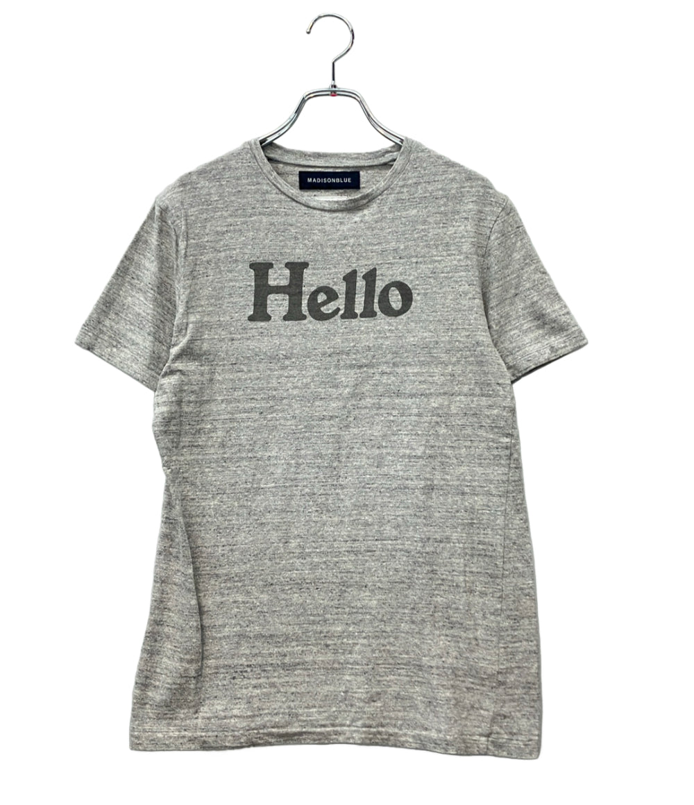 美品 MADISONBLUE 半袖Tシャツ Hello MB999-7101 レディース SIZE S マディソンブルー