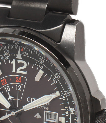 CITIZEN 腕時計 ナイトホーク プロマスター ソーラー ブラック B877-S025559 メンズ シチズン