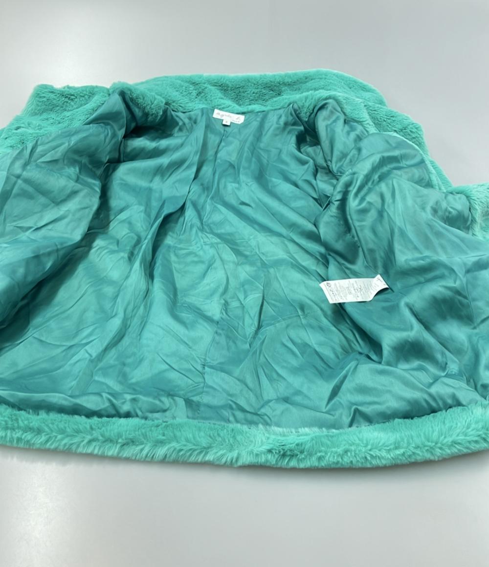美品 アニエスベー エコファーハーフコート アウター ジャケット レディース SIZE 2 (M) agnes b.