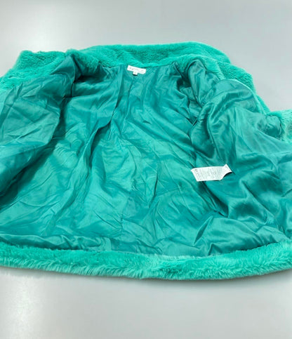 美品 アニエスベー エコファーハーフコート アウター ジャケット レディース SIZE 2 (M) agnes b.