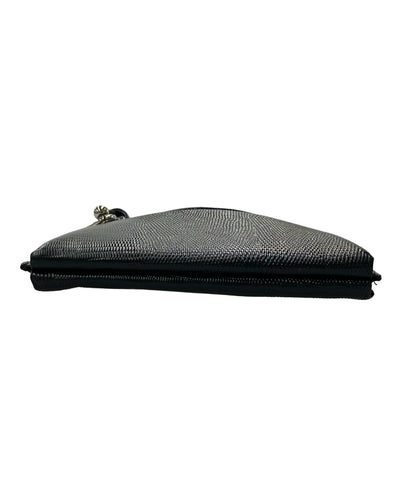 美品 TOFF&LOADSTONE ショルダーバッグ ショルダーポシェット 斜め掛け リザード型押し レザー トフアンドロードストーン