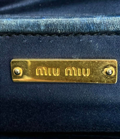 ミュウ ミュウ ハンドバッグ ショルダーバッグ 2WAY 斜め掛け レディース Miu Miu