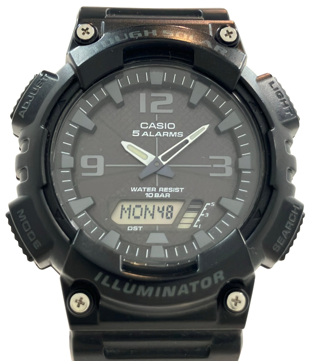 CASIO 腕時計 ソーラー ブラック AQ-S810W メンズ カシオ
