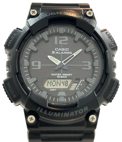 CASIO 腕時計 ソーラー ブラック AQ-S810W メンズ カシオ