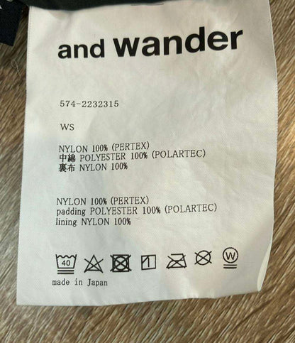 and wander トラックパンツ 574-2232315 レディース SIZE WS (S) アンドワンダー