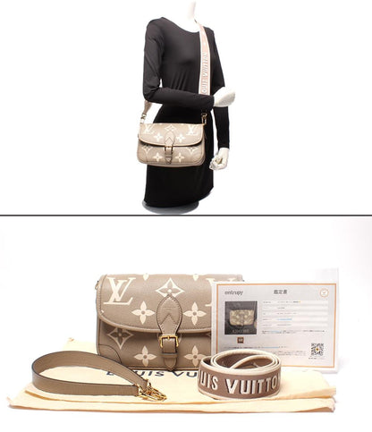 美品 ルイ・ヴィトン 2way ショルダーバッグ 肩掛け 斜め掛け ディアヌ モノグラムアンプラント M46583 レディース LOUIS VUITTON