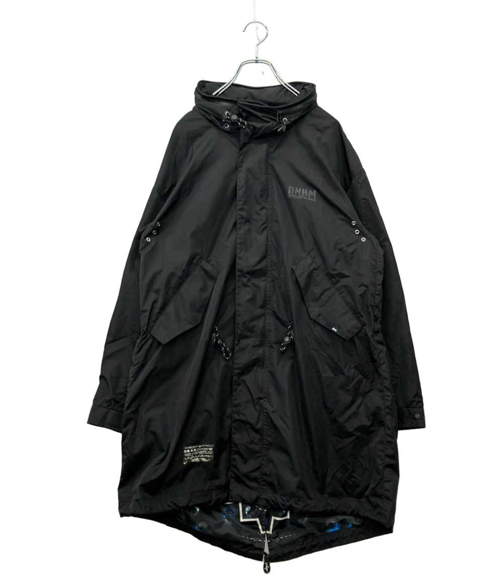 DENHAM コート ナイロン フード収納 フロントジップ スナップボタン NYLON HOODED COAT 01-22-01-20-020 メンズ SIZE S デンハム
