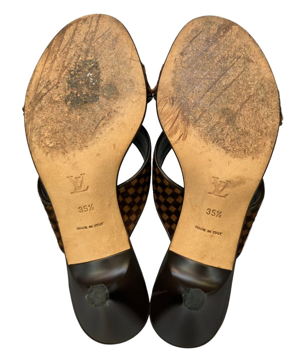 LOUIS VUITTON サンダル レディース SIZE 35 1/2 (23cm) ルイ・ヴィトン