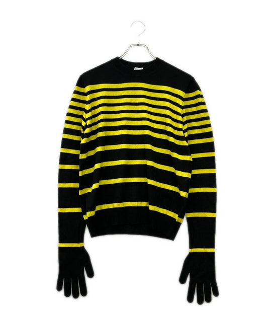 LOEWE グローブスリーブ ストライプウールセーター メンズ SIZE XS ロエベ