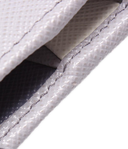 美品 PRADA 二つ折り財布 トライアングル サフィアーノ 1ML050 レディース プラダ