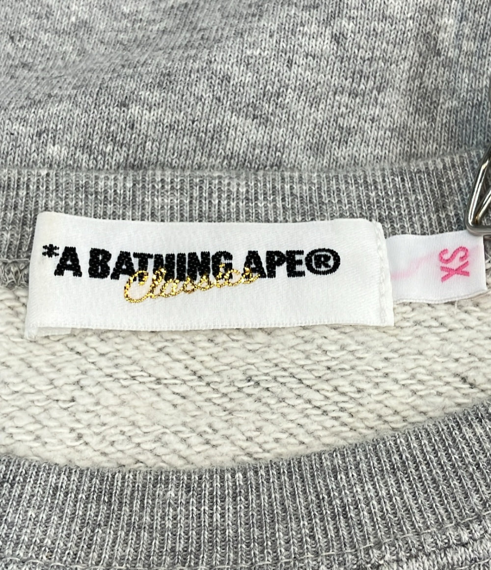 アベイシングエイプ 長袖スウェット トレーナー レディース SIZE XS (XS) A BATHING APE