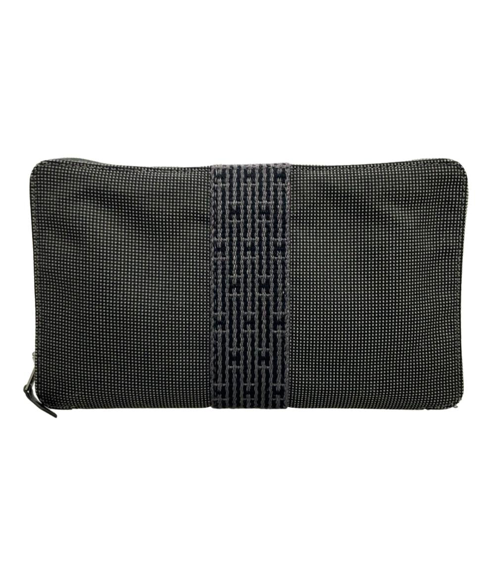 HERMES ラウンドファスナー長財布 パスポートケース エールライン パースGM メンズ エルメス