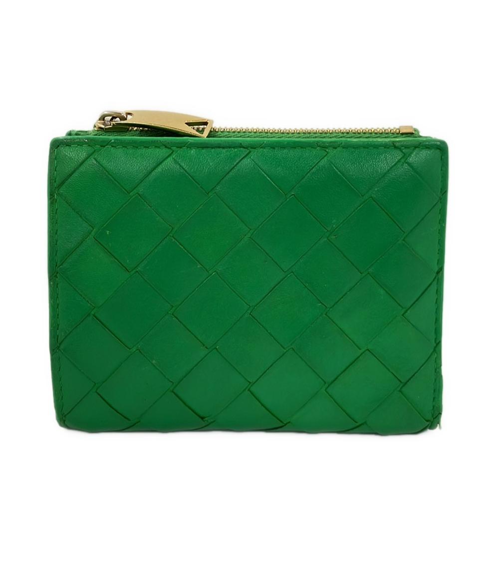 ボッテガ・ヴェネタ 二つ折り財布 イントレチャート ユニセックス BOTTEGA VENETA