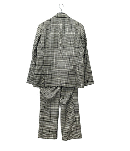 LANVIN セットアップ スリーピーススーツ チェック柄 ベスト付 メンズ SIZE 48 (L) ランバン