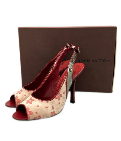 LOUIS VUITTON スリングバックサンダル コラボ 村上隆 BR0053 レディース SIZE 36 (23.5cm) ルイ・ヴィトン
