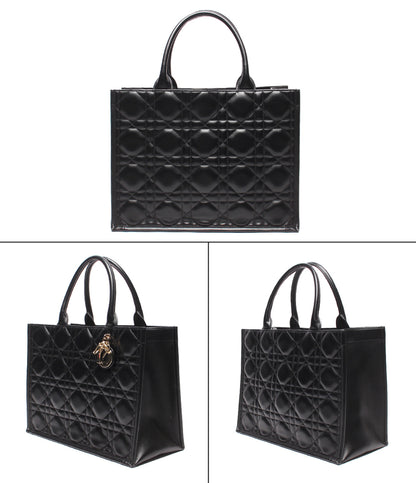 Christian Dior 2WAYトートバッグ ショルダーバッグ 肩掛け ブックトートバッグ ミディアム マクロカナージュ レディース クリスチャンディオール
