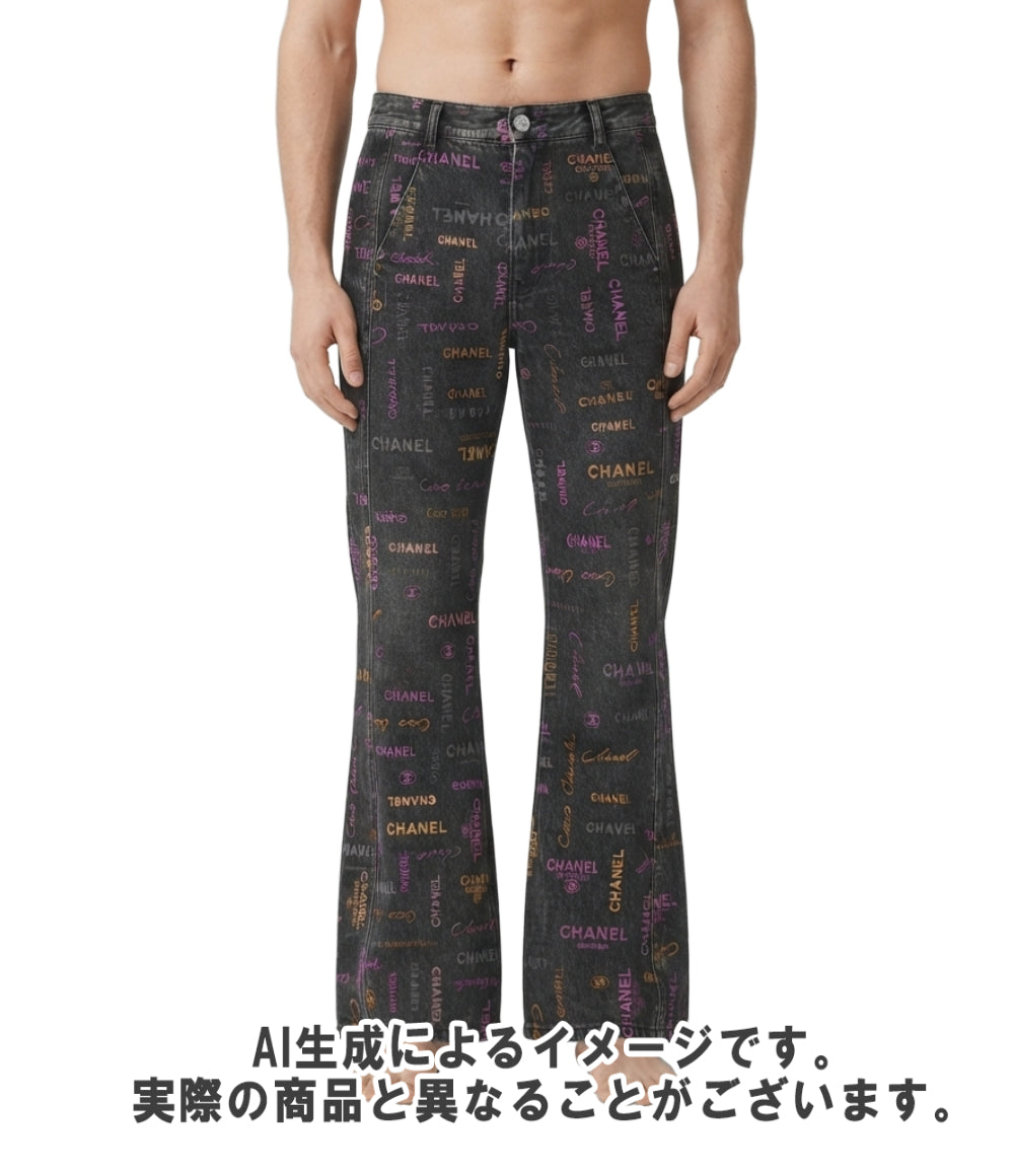 CHANEL ココボダン ロゴデニムパンツ P72308V63976 メンズ SIZE 36 (S) シャネル