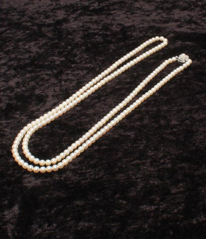 ロングネックレス SV パール 6.0-6.5mm レディース