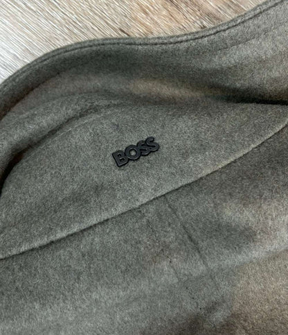 HUGO BOSS ピーコート カシミア混 スリムフィット ダブルブレスト ライトブラウン HYDE-PCOAT-254 メンズ SIZE 46 (M) ヒューゴボス