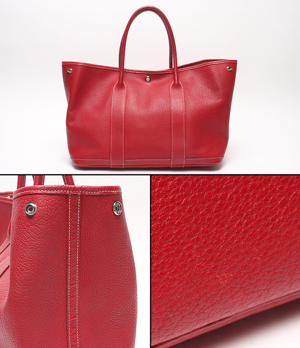 HERMES トートバッグ □K刻印 シルバー金具 ガーデンパーティPM レディース エルメス