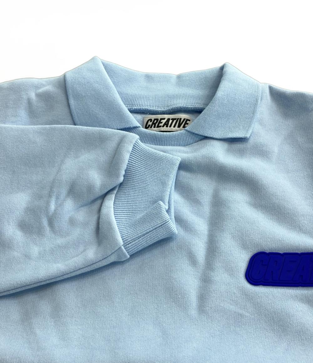 美品 クリエイティブドラッグストア 長袖スウェット 襟付き メンズ SIZE M CREATIVE DRUG STORE