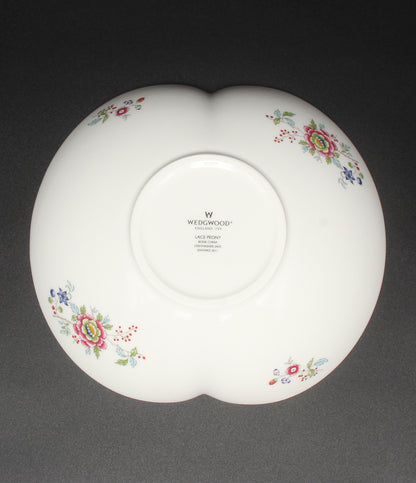 美品 WEDGWOOD マリアージュボール 皿 20cm レースピオニー ウエッジウッド