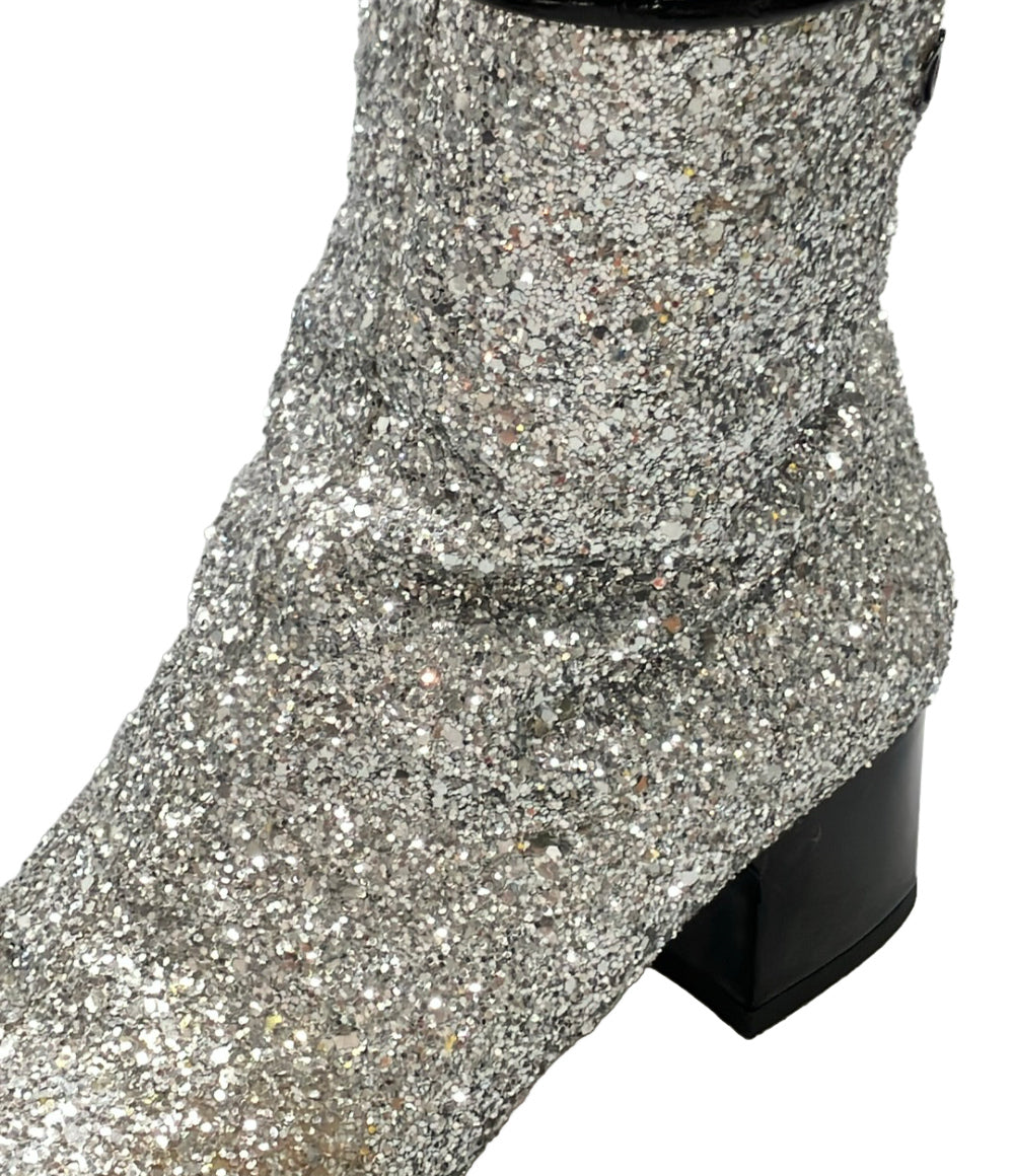 CHANEL ショートブーツ サイドジップ G33221 レディース SIZE 39 シャネル