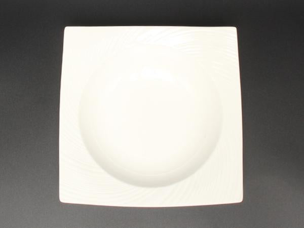 美品 ウエッジウッド スクエアボウル パスタプレート 皿 エスリアル ETHEREAL WEDGWOOD