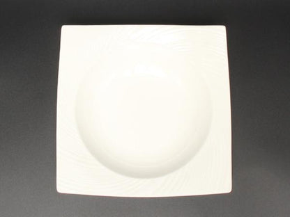 美品 ウエッジウッド スクエアボウル パスタプレート 皿 エスリアル ETHEREAL WEDGWOOD