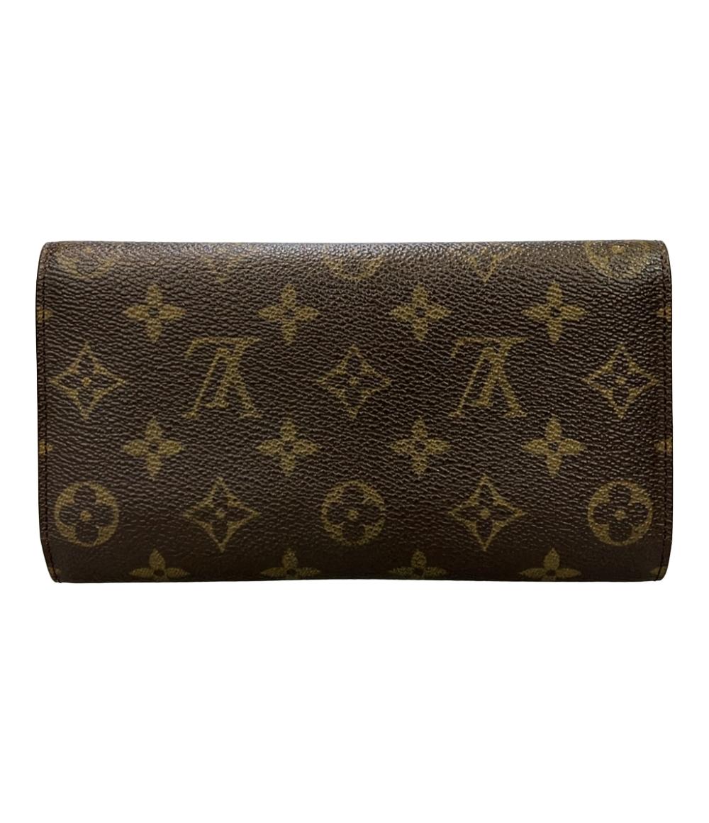 ルイ・ヴィトン 三つ折り長財布 ポルトトレゾール インターナショナル モノグラム M61215 レディース LOUIS VUITTON
