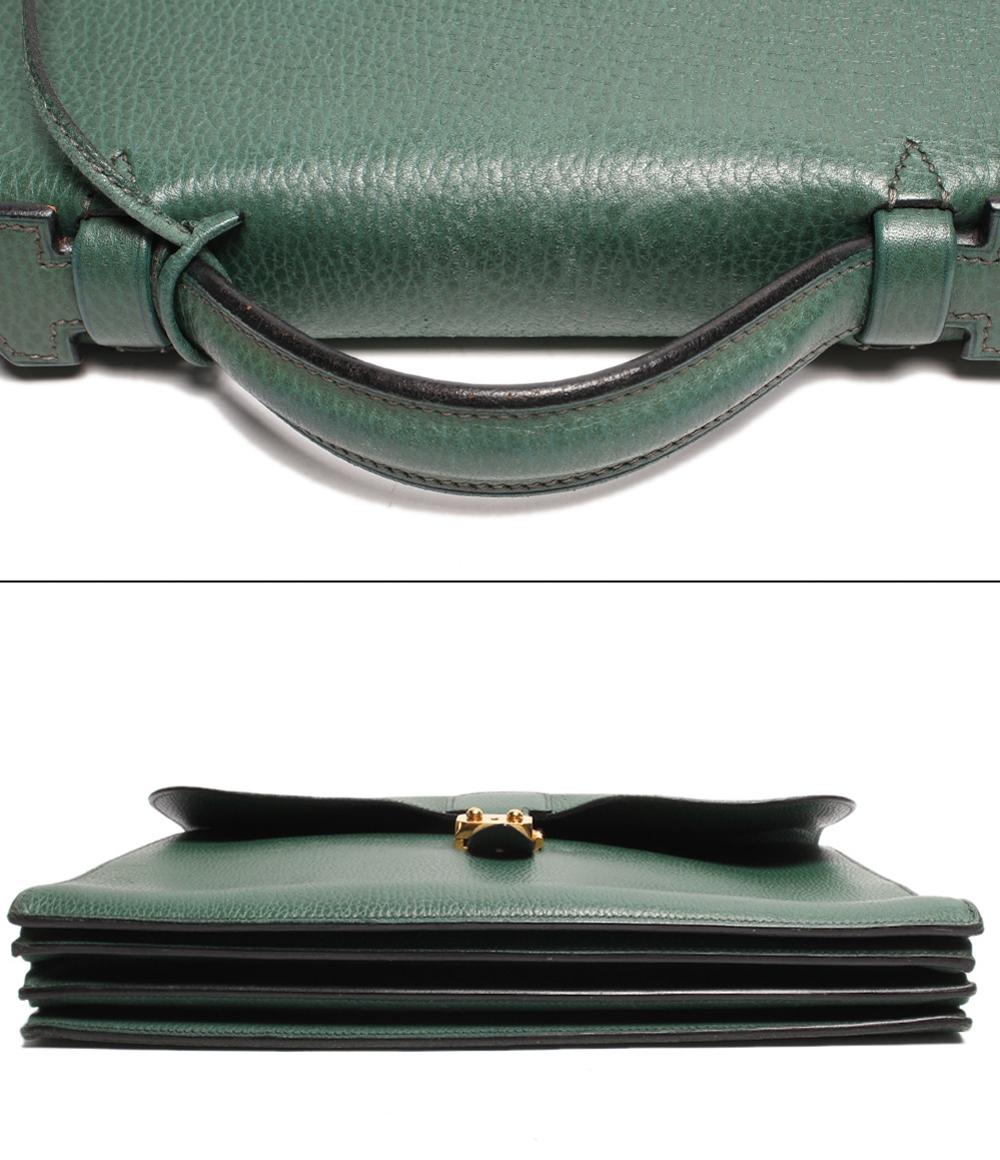 エルメス ビジネスバッグ ブリーフケース □B刻印 ゴールド金具 サック