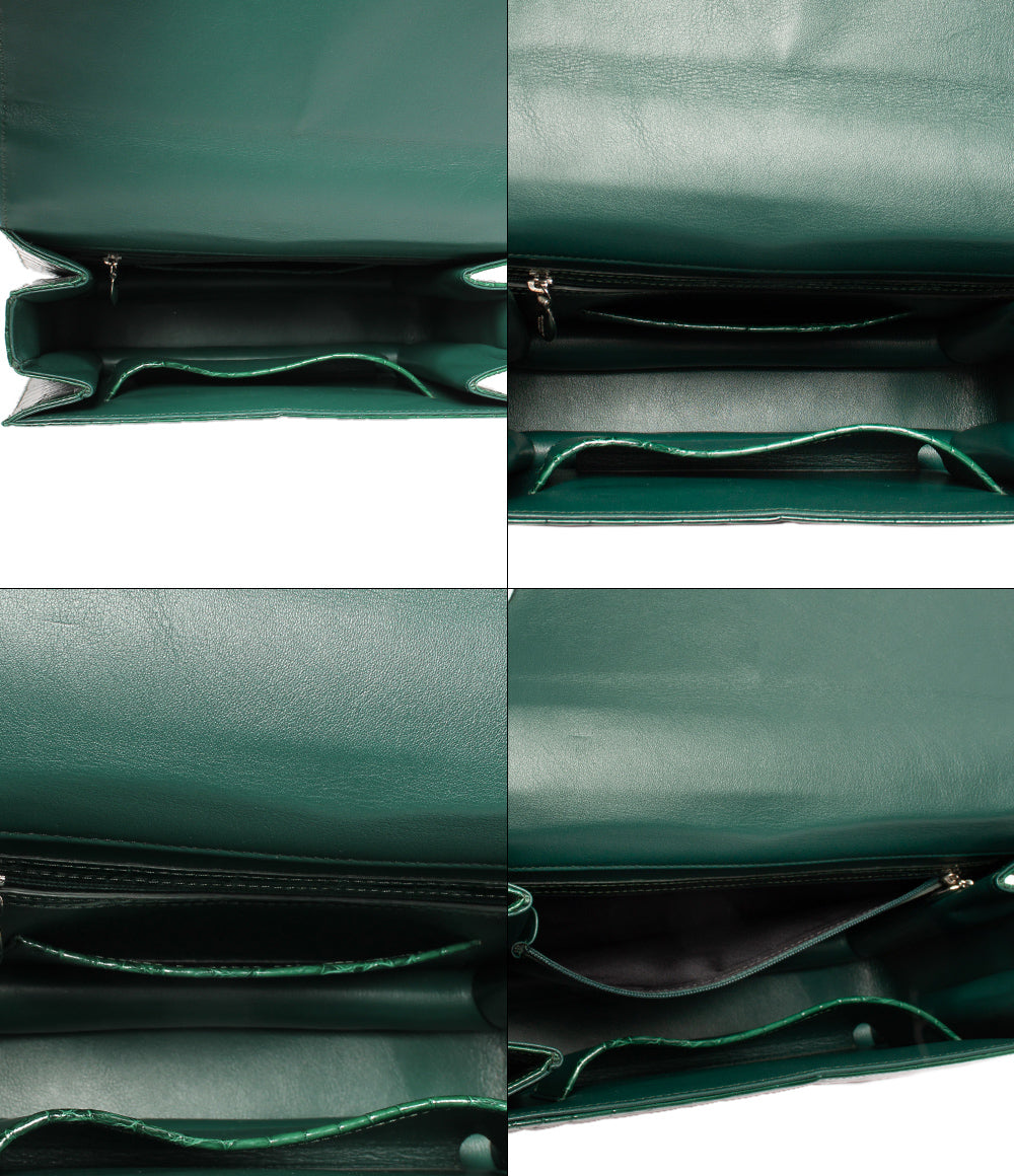 コンテス レザーショルダーバッグ クロコ レディース COMTESSE