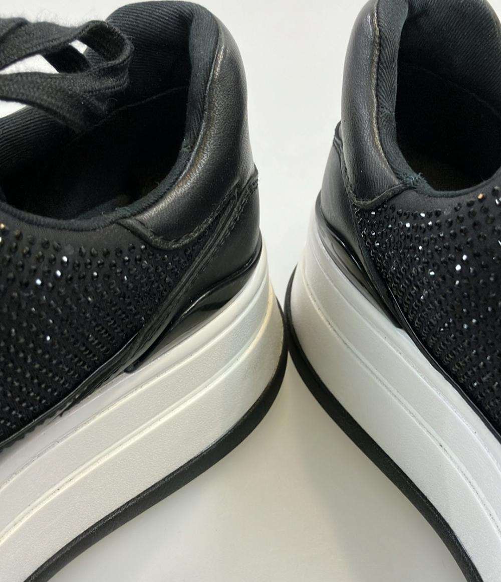 MICHAEL KORS ローカットスニーカー 厚底 HAYES エンベリッシュ レザー レディース SIZE 7.5 M (24.5cm) マイケルコース