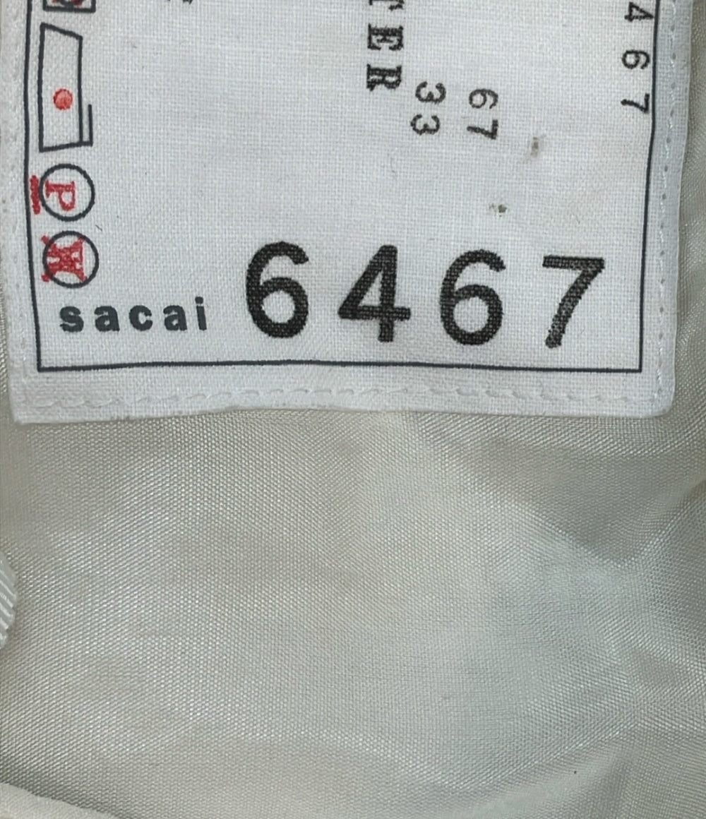 Sacai ツイードジャケット ドッキング 23SS 23-06467 レディース SIZE