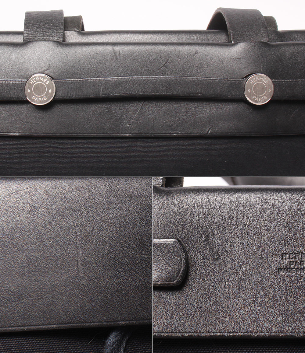 HERMES トートバッグ ショルダーバッグ 肩掛け シルバー金具 □F刻印 エールバッグ カバス MM レディース エルメス