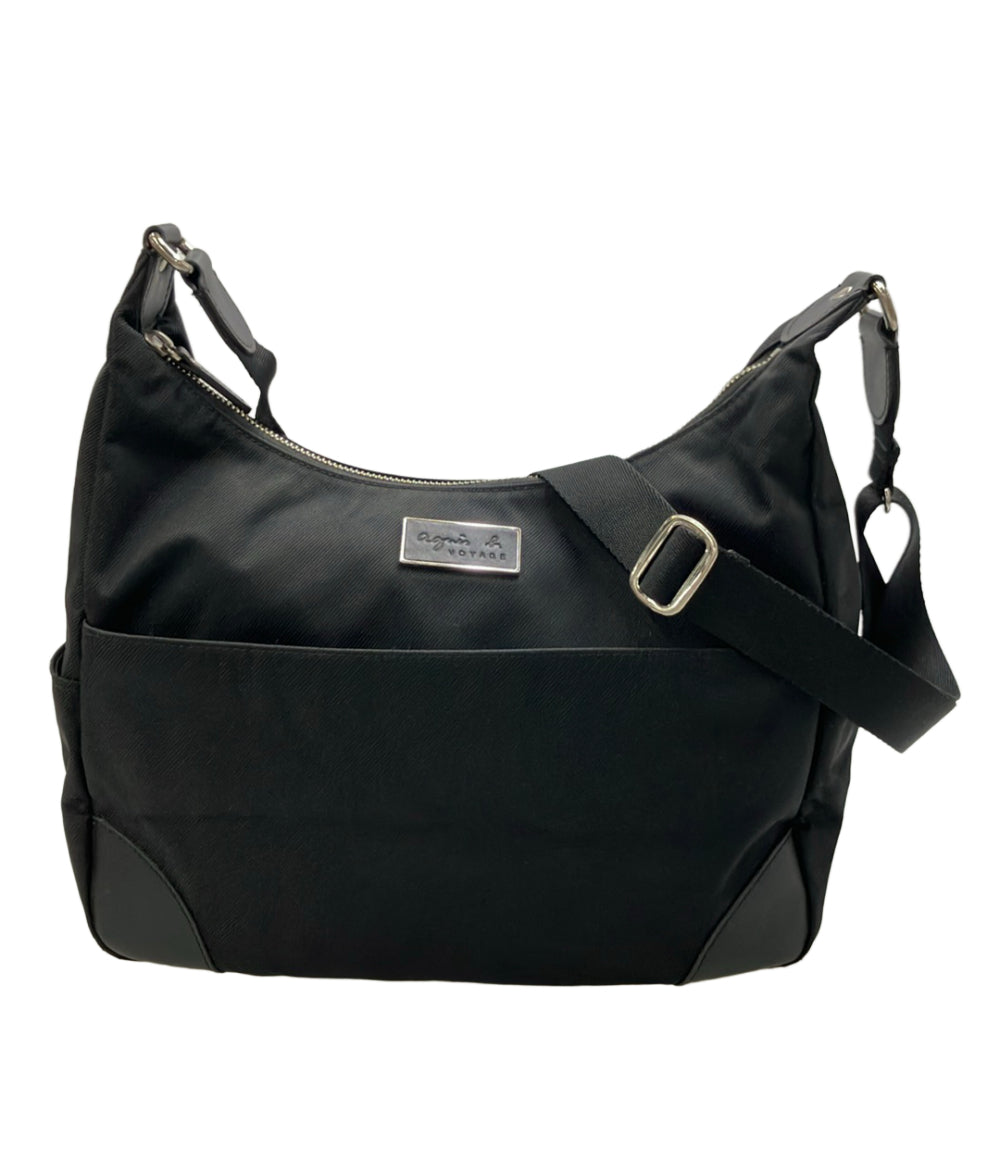美品　アニエスベーボヤージュ　アタッシュケース　ロゴ　ブラック　チャーム アニエスベーボヤージュ agne's b. VOYAGE QAS01－07 Lucyミニ