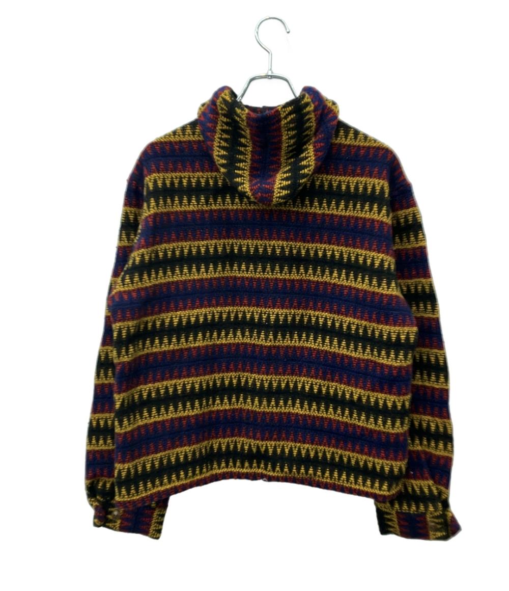 TENDERLOIN パーカー PARKA ZIPマルチカラー系フルジップニット ネイティブ メンズ SIZE S テンダーロイン