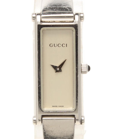 GUCCI 腕時計 クオーツ シルバー 1500L レディース グッチ