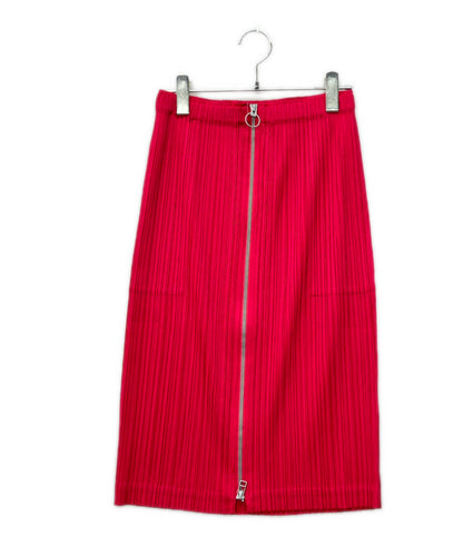 美品 PLEATS PLEASE センタージップ プリーツスカート レディース SIZE 3 プリーツプリーズ