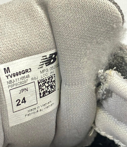 ニューバランス ローカットスニーカー YV996GR3 キッズ SIZE 24.0 (M) NEW BALANCE